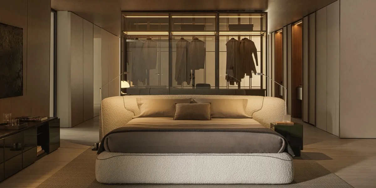 The Antoniolupi bed