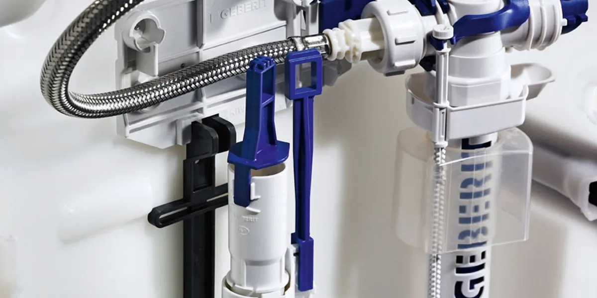 فلاش تانک توکار زمینی گبریت آلفا (توالت ایرانی)