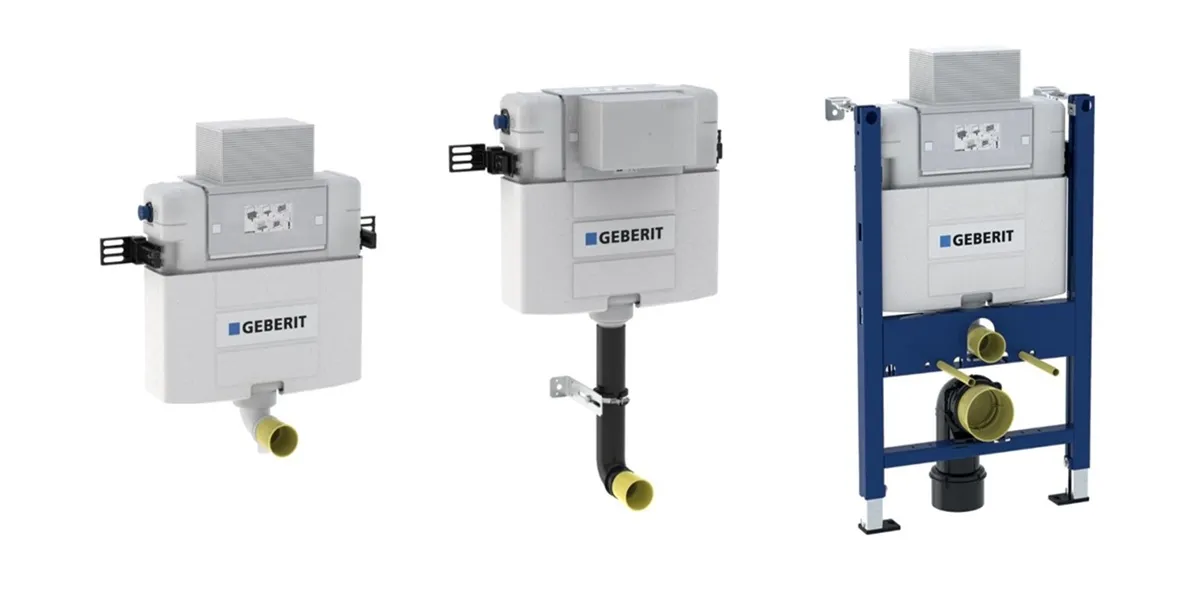 فلاش تانک توکار نیم فریم وال هنگ گبریت آلفا