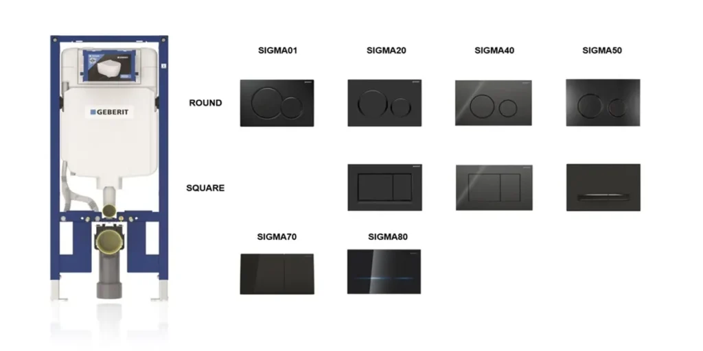 کلید فلاش تانک گبریت سیگما 10ir